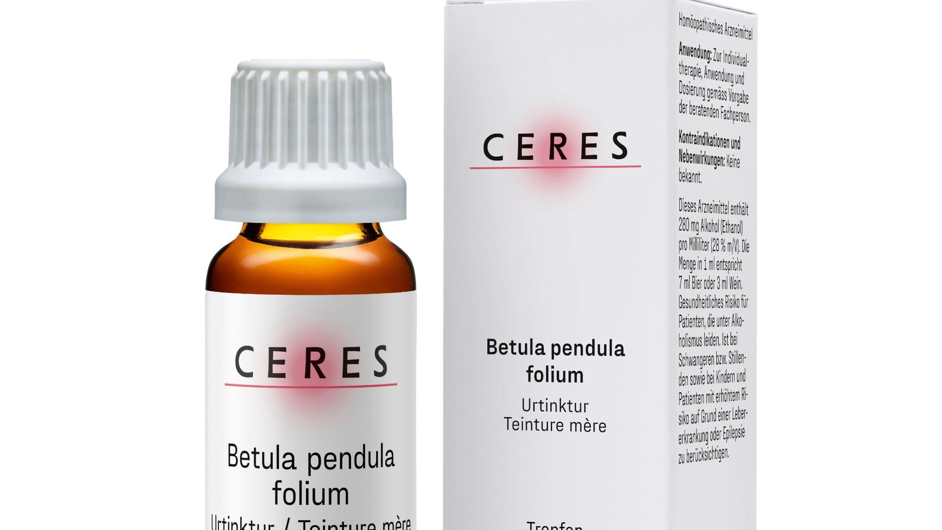 Betula pendula folium Urtinktur Packshot