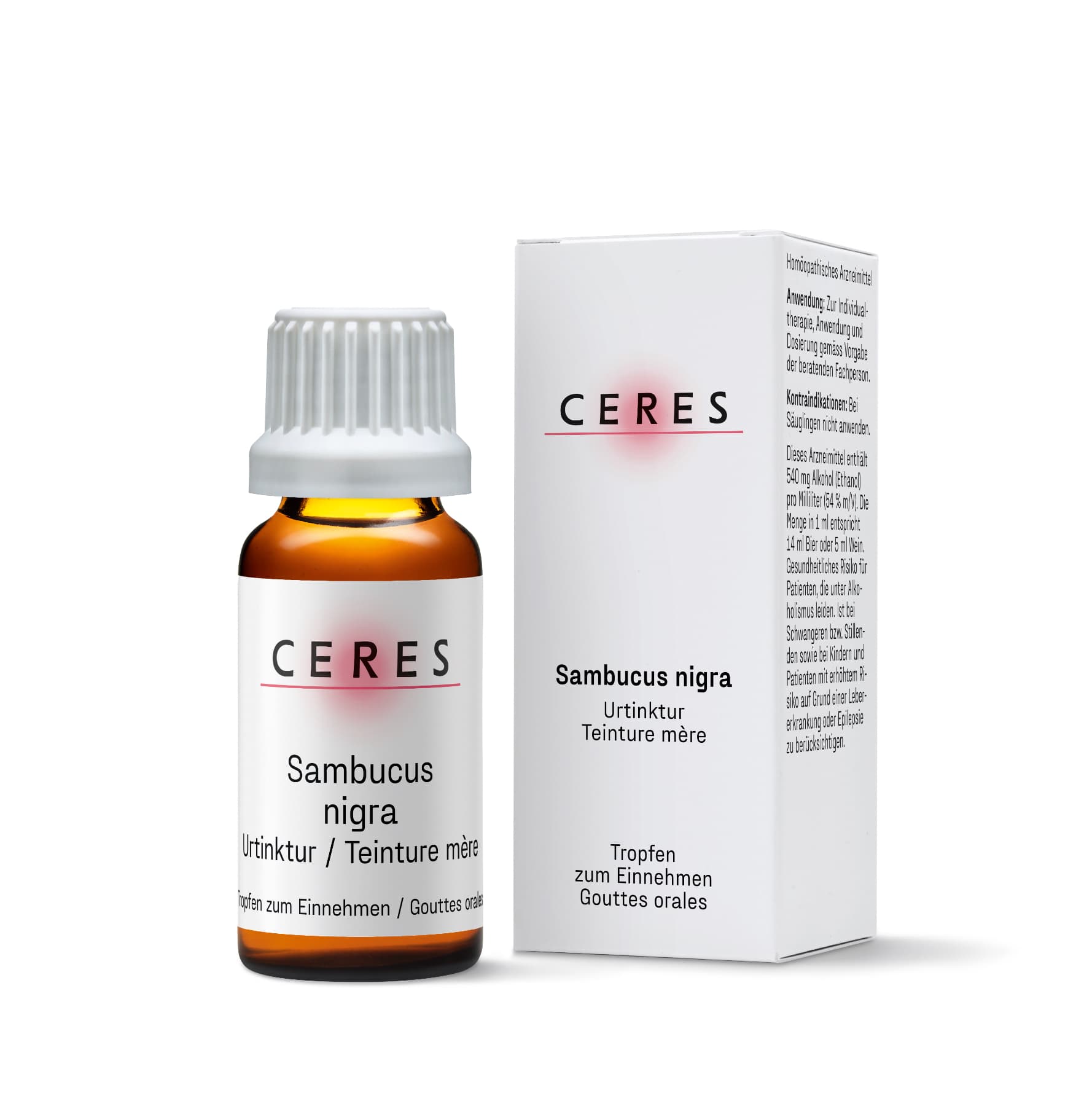 Sambucus nigra Urtinktur Packshot